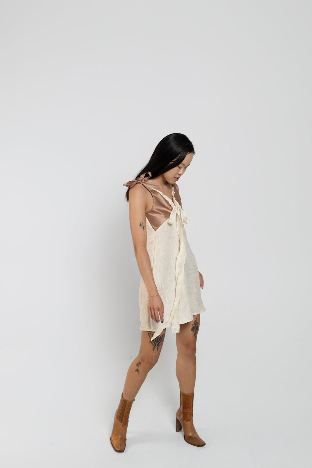 Mother of Pearl Upcycled Babydoll Dress