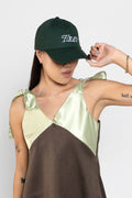 Forest Green Faun Embroidered Dad Hat