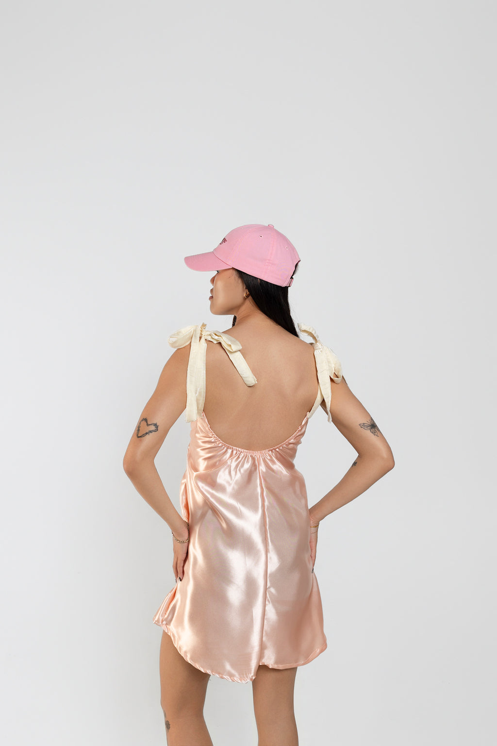 Pink Upcycled Babydoll Dress