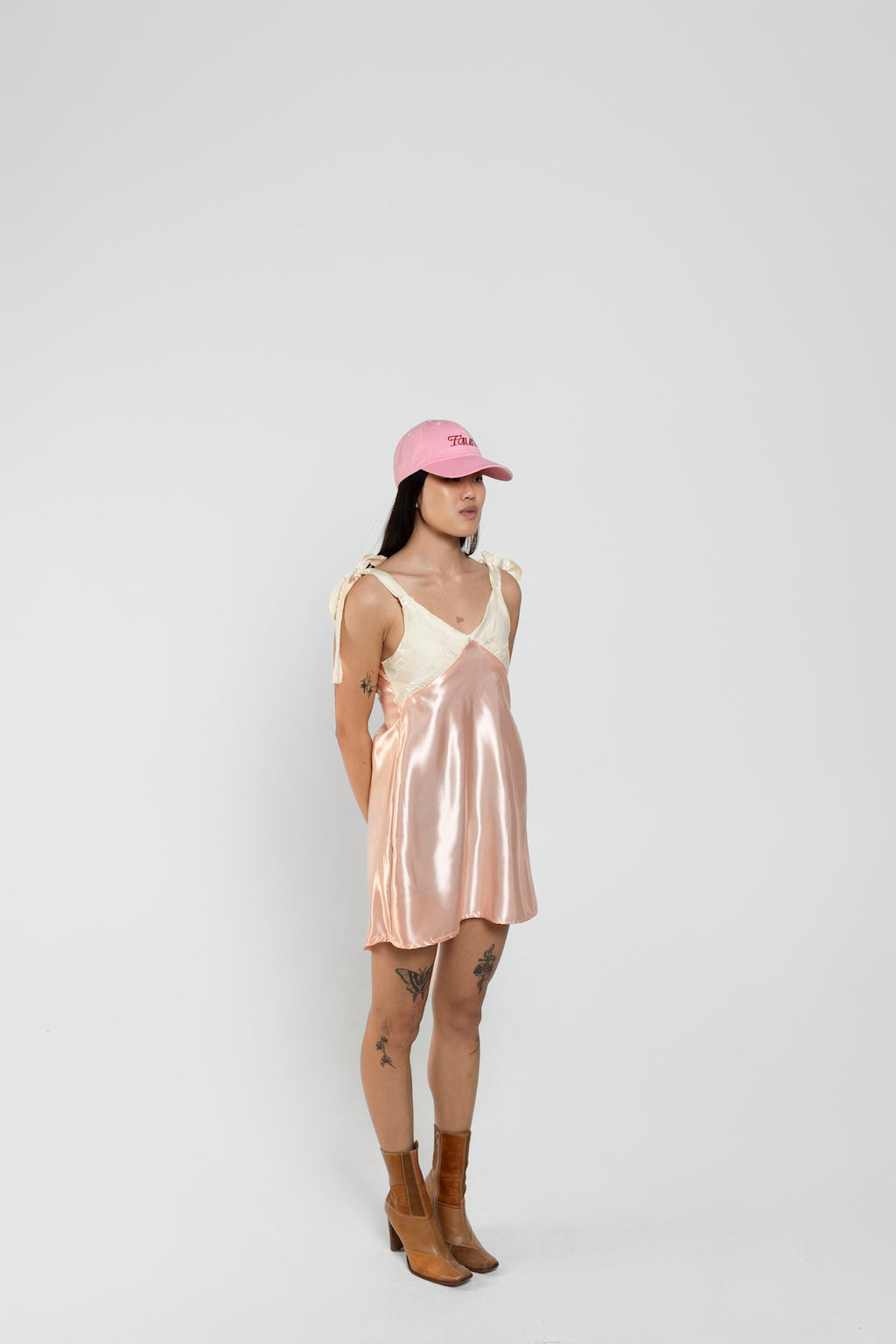 Pink Upcycled Babydoll Dress