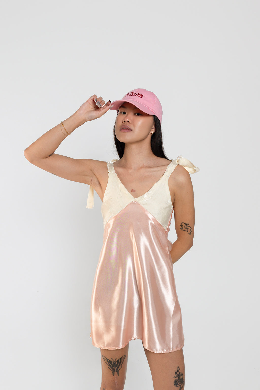 Pink Upcycled Babydoll Dress