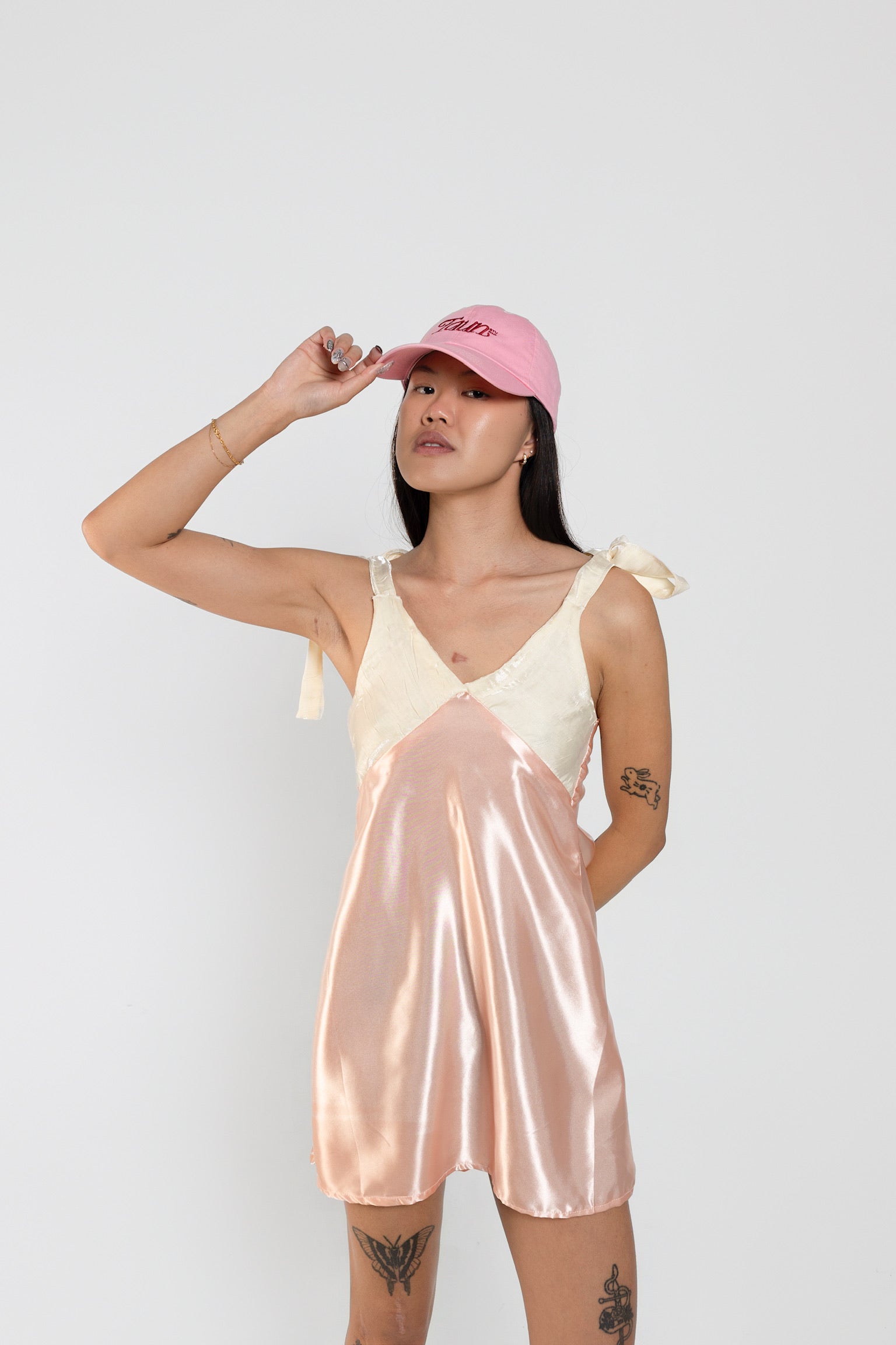 Pink Upcycled Babydoll Dress