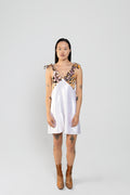 Plush White Haze Upcycled Babydoll Dress