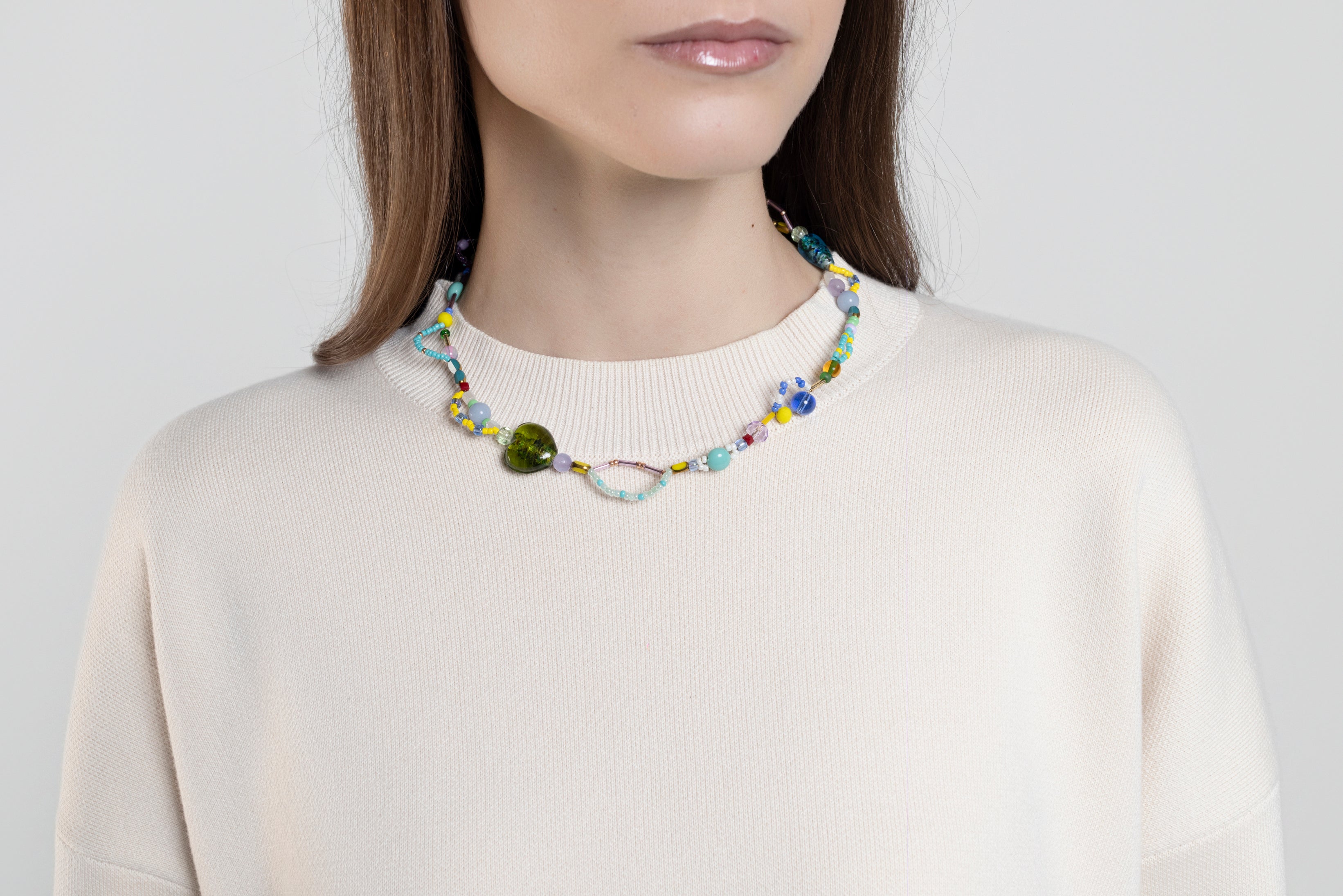 Funky Mixed Bead Necklace