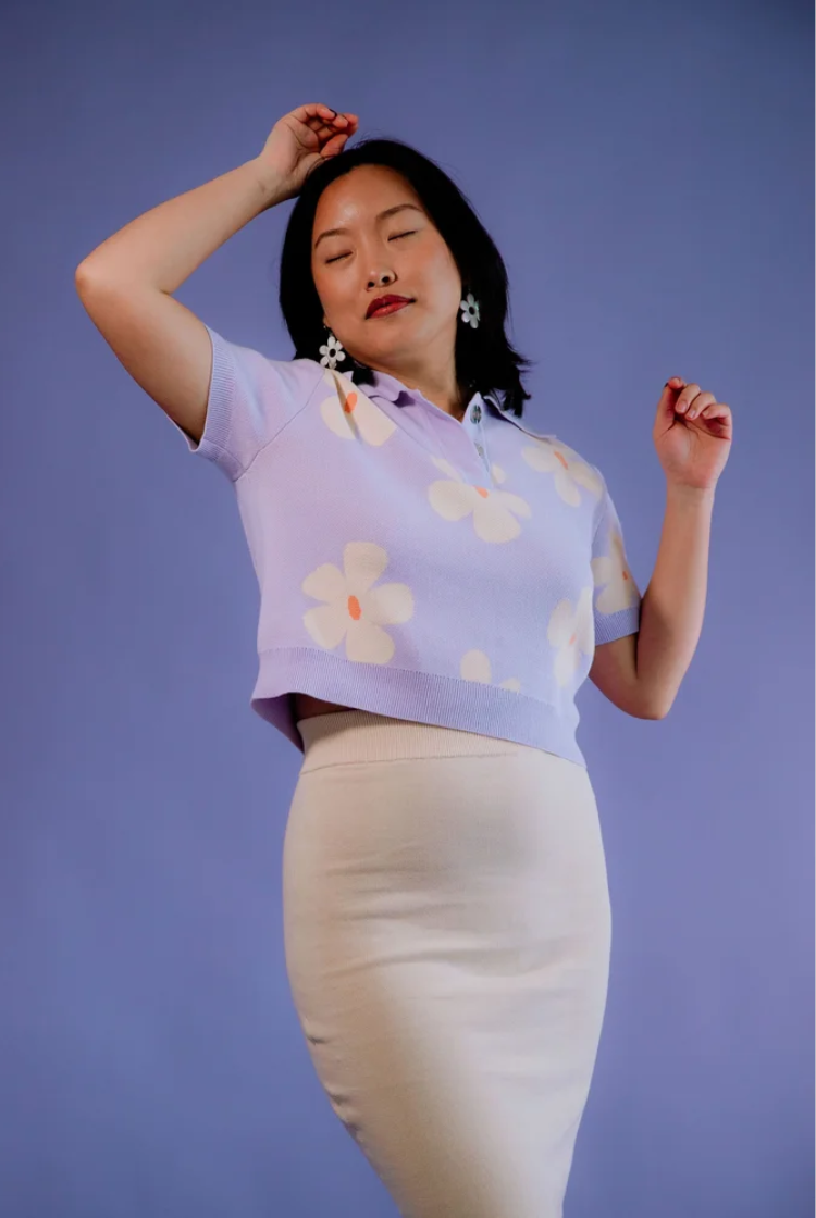Luma Fitted Midi Skirt In Cream
