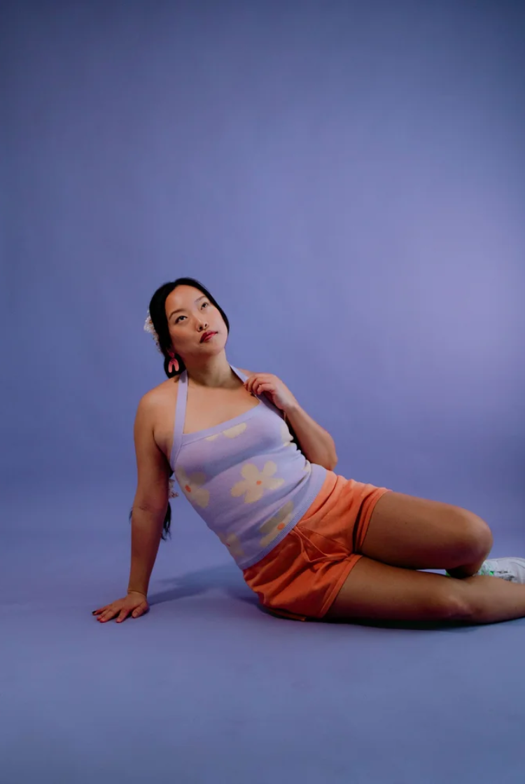 Nova Tie Waist Shorts In Coral